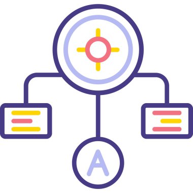 Seo simgesinin vektör illüstrasyonu