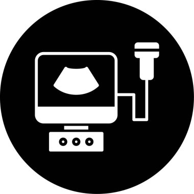 Modern b 'nin vektör illüstrasyonu monitör simgesinden yoksun