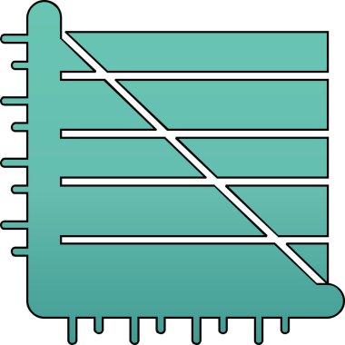 Klima simgesi vektör illüstrasyonu