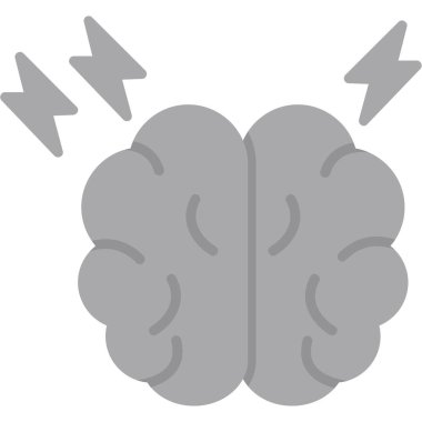 Beyaz zemin üzerinde ok, illüstrasyon, vektör olan beyin.