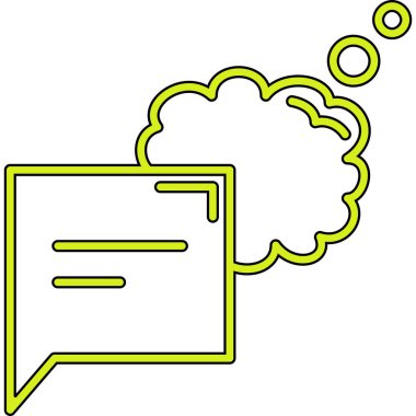 Konuşma baloncukları simge tasarımı