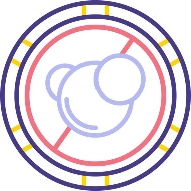 Modern b 'nin vektör illüstrasyonu eksik simgesi