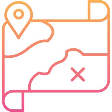 harita konum simgesi ana hat biçiminde