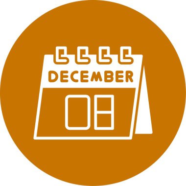 Vektör Takvim Simgesi, vektör illüstrasyonu