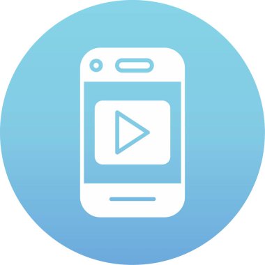 Vektör Mobil simge illüstrasyonu