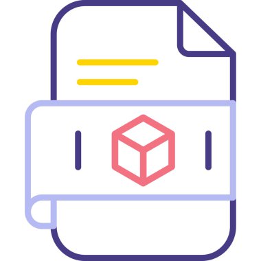 Dizin simgesi, basit vektör illüstrasyonu