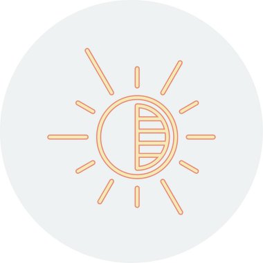 Güneşin vektör simgesi, güneş enerjisi