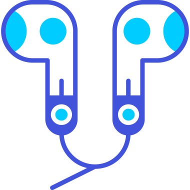 Kulak. Web simgesi basit illüstrasyon