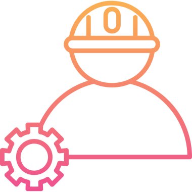 Miğfer. Web simgesi basit illüstrasyon