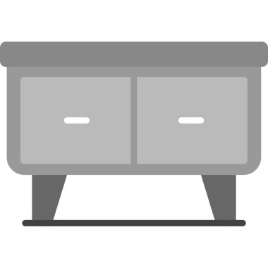 Mutfak tablo vektör simgesi