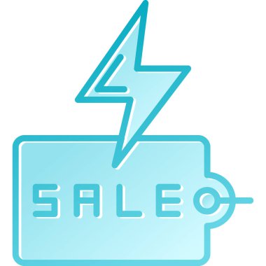 Moda Biçimli Satış Simgesi İzole Arkaplan