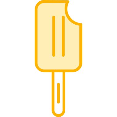 dondurma simgesi, vektör illüstrasyonu