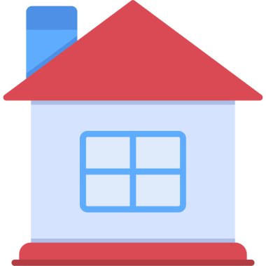 apartman binası simgesi düz stil