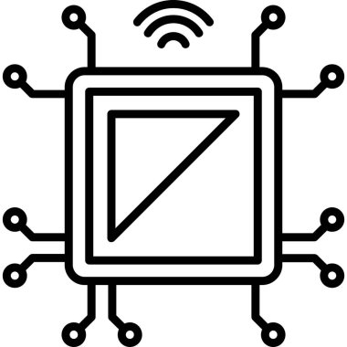 çip elektronik elektronik simgesi