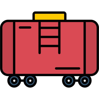 bagaj. Web simgesi basit illüstrasyon