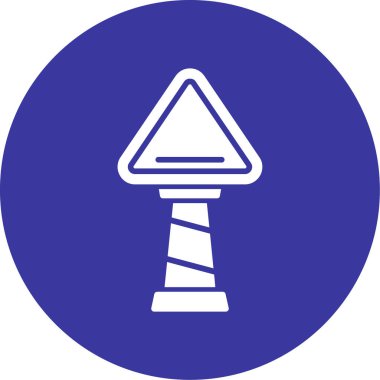 Yol. Web simgesi basit illüstrasyon