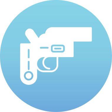 Silah simgesinin vektör illüstrasyonu