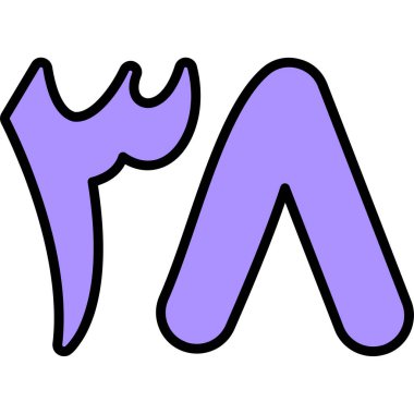 çizgi film doodle harf m