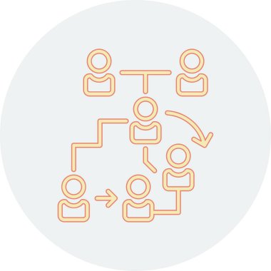 İş ve finans simgesinin vektör illüstrasyonu