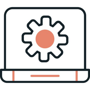 Ayarlama. Web simgesi basit illüstrasyon