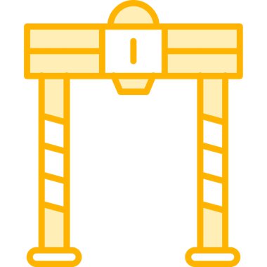 Modern simgenin vektör illüstrasyonu