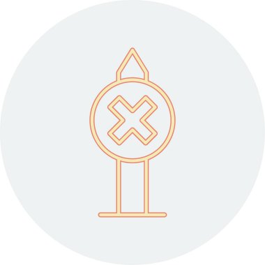 Bir Cadılar Bayramı simgesinin vektör illüstrasyonu