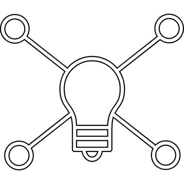 Seo ve pazarlama işaretinin vektör çizimi. Bir dizi pazarlama ve modern hisse senedi temsili.