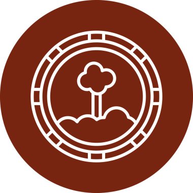 Vektör Ağacı Simgesi illüstrasyonu