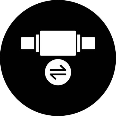 Kişisel fitness ve spor salonunun vektör simgesi