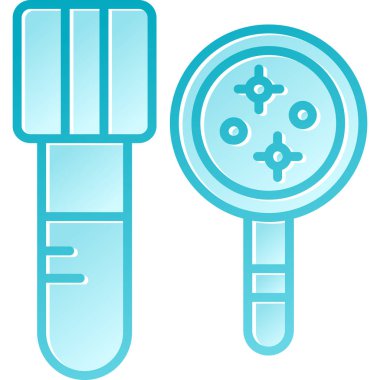 test simgesi vektör illüstrasyonu