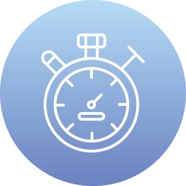 çalar saat simge vektör çizim