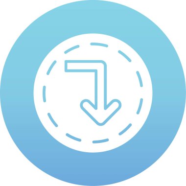 ok simgesi vektör illüstrasyonu