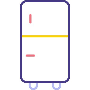 gaz sobası ikon vektör illüstrasyonu