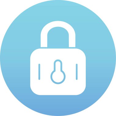 kilit simgesi, vektör illüstrasyonu