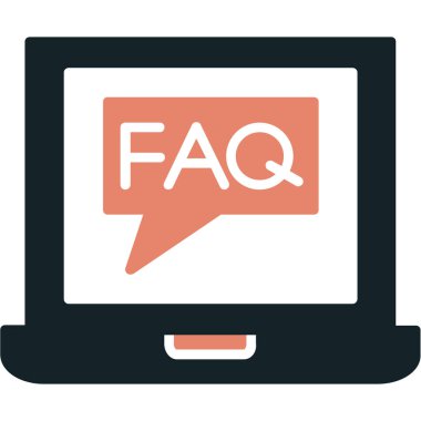 Metin faq ile izole edilmiş faq işareti