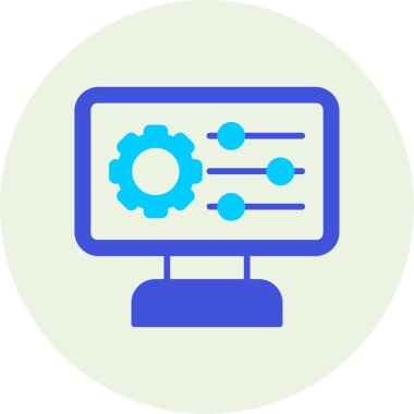 seo modern simgesinin vektör illüstrasyonu