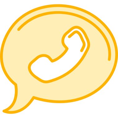 Sohbet simgesi, vektör çizimi