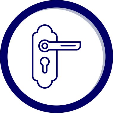 Anahtar. Web simgesi basit illüstrasyon