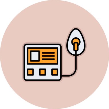 Web simgesi vektör illüstrasyonu