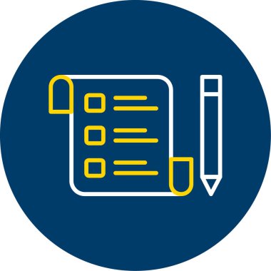 Belge simgesinin vektör illüstrasyonu