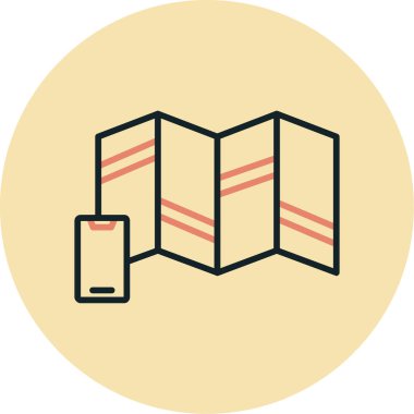 Modern b 'nin vektör illüstrasyonunda belgenin eksik simgesi