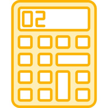 hesap makinesi simgesi, vektör tasarımı