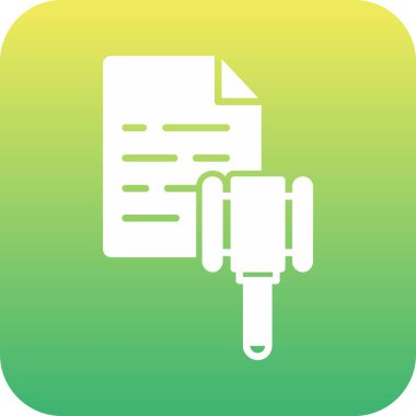 güzel belge vektör çizgisi simgesi