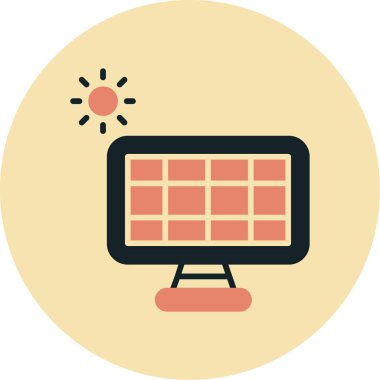 bilgisayar simgesi, vektör illüstrasyonu