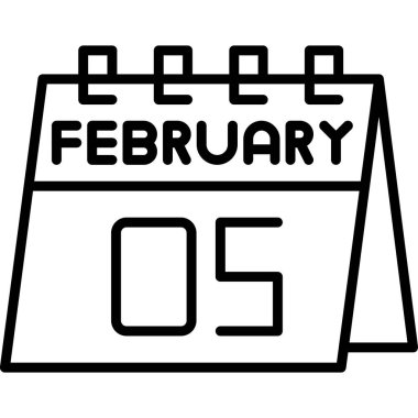 Takvim simge tasarlamak vektör