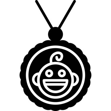 maymun Çin Yeni Yıl simgesi taslak biçiminde