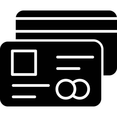 kart simge vektör çizim