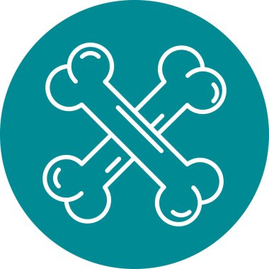 Tek izole edilmiş simgenin vektör illüstrasyonu