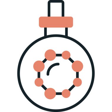 Kimyasal şişe. Basit tasarım