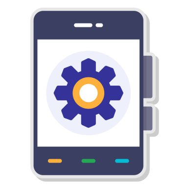 mobil simge vektör illüstrasyonu